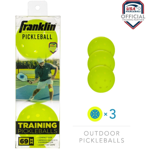FRANKLIN PICKLEBALL - TRAINING BALLS - 3 PACK FRANKLIN PICKLEBALL - TRAINING BALLS - 3 PACK