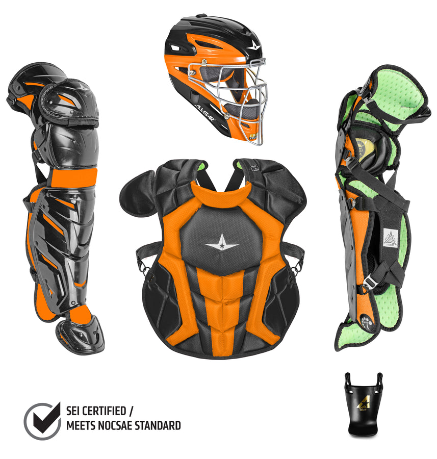 ALL-STAR  CKCC912S7X  YOUTH S7 AXIS™ TWO TONE CATCHER KIT - AGES 9-12, 14.5 ALL-STAR  CKCC912S7X  YOUTH S7 AXIS™ TWO TONE CATCHER KIT - AGES 9-12, 14.5