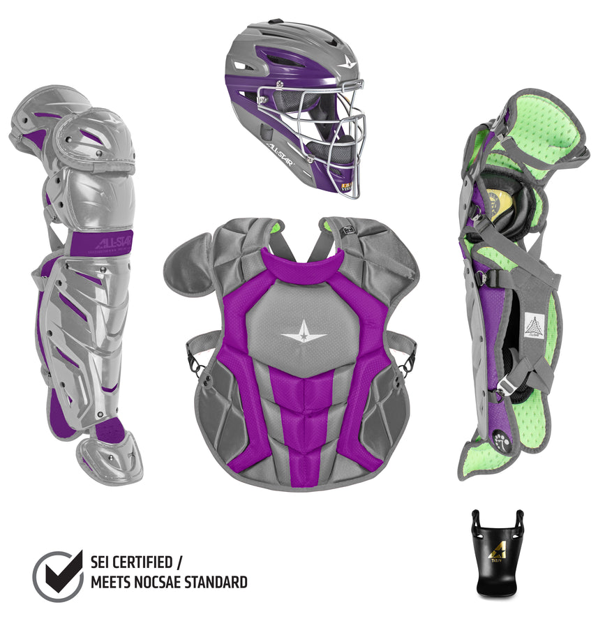 ALL-STAR  CKCC912S7X  YOUTH S7 AXIS™ TWO TONE CATCHER KIT - AGES 9-12, 14.5 ALL-STAR  CKCC912S7X  YOUTH S7 AXIS™ TWO TONE CATCHER KIT - AGES 9-12, 14.5