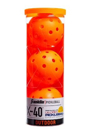 FRANKLIN X-40 PICKLEBALLS OUTDOOR  3-PACK FRANKLIN X-40 PICKLEBALLS OUTDOOR  3-PACK