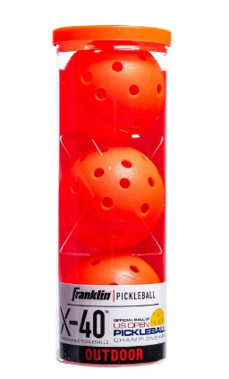 FRANKLIN X-40 PICKLEBALLS OUTDOOR  3-PACK FRANKLIN X-40 PICKLEBALLS OUTDOOR  3-PACK
