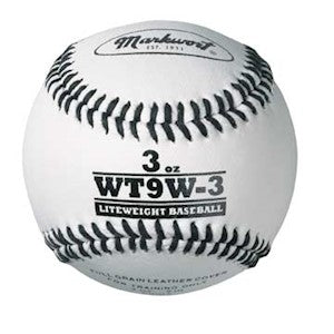 MARKWORT WEIGHTED WHITE LEATHER BASEBALL MARKWORT WEIGHTED WHITE LEATHER BASEBALL