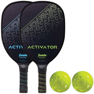 FRANKLIN PICKLEBALL - RECREATIONAL - 2 PLAYER WOODEN PADDLE & BALL SET