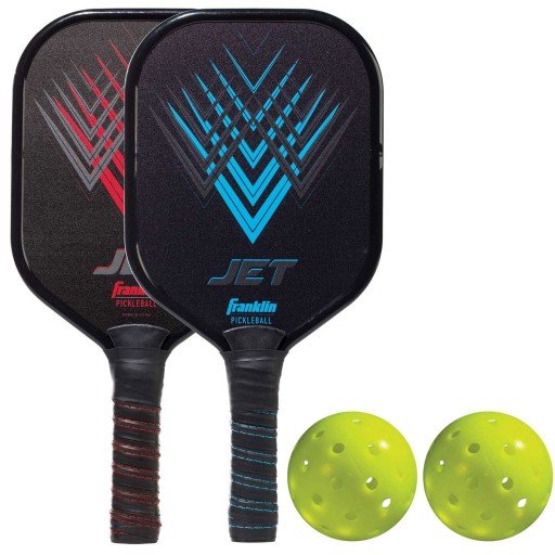 FRANKLIN PICKLEBALL - RECREATIONAL - 2 PLAYER ALUMINUM PADDLE & BALL SET