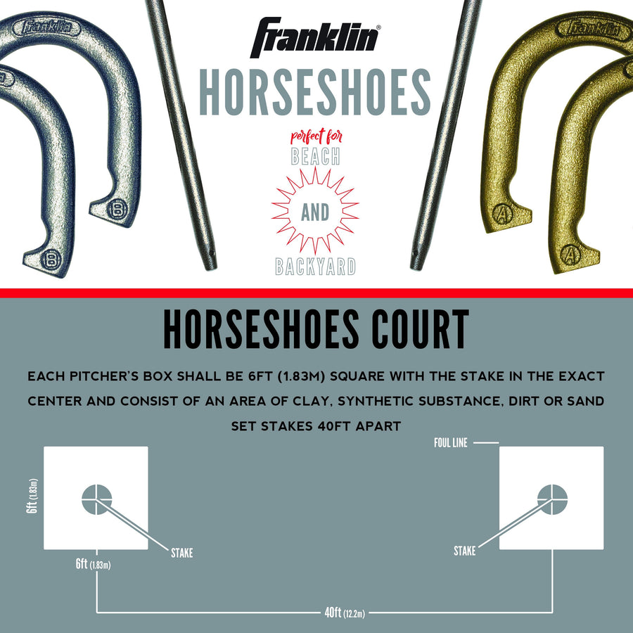 FRANKLIN STARTER HORSESHOES SET FRANKLIN STARTER HORSESHOES SET
