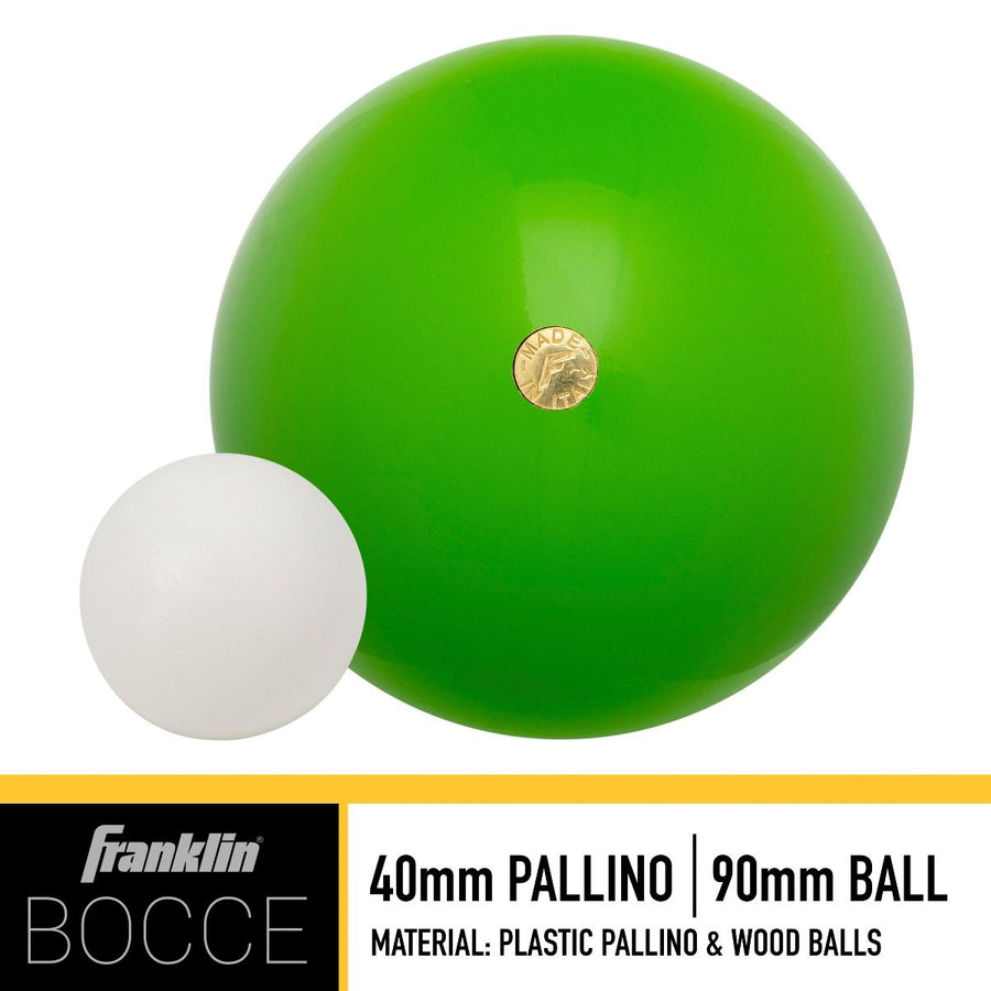 FRANKLIN WOODED BOCCE SET - 90 mm MADE IN ITALY FRANKLIN WOODED BOCCE SET - 90 mm MADE IN ITALY