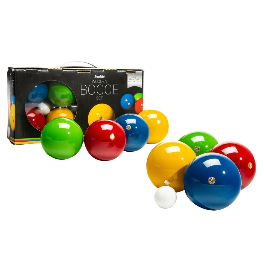 FRANKLIN WOODED BOCCE SET - 90 mm MADE IN ITALY FRANKLIN WOODED BOCCE SET - 90 mm MADE IN ITALY