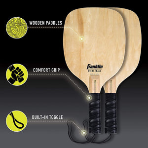 FRANKLIN HALF COURT PICKLEBALL STARTER SET - 2 PLAYERS