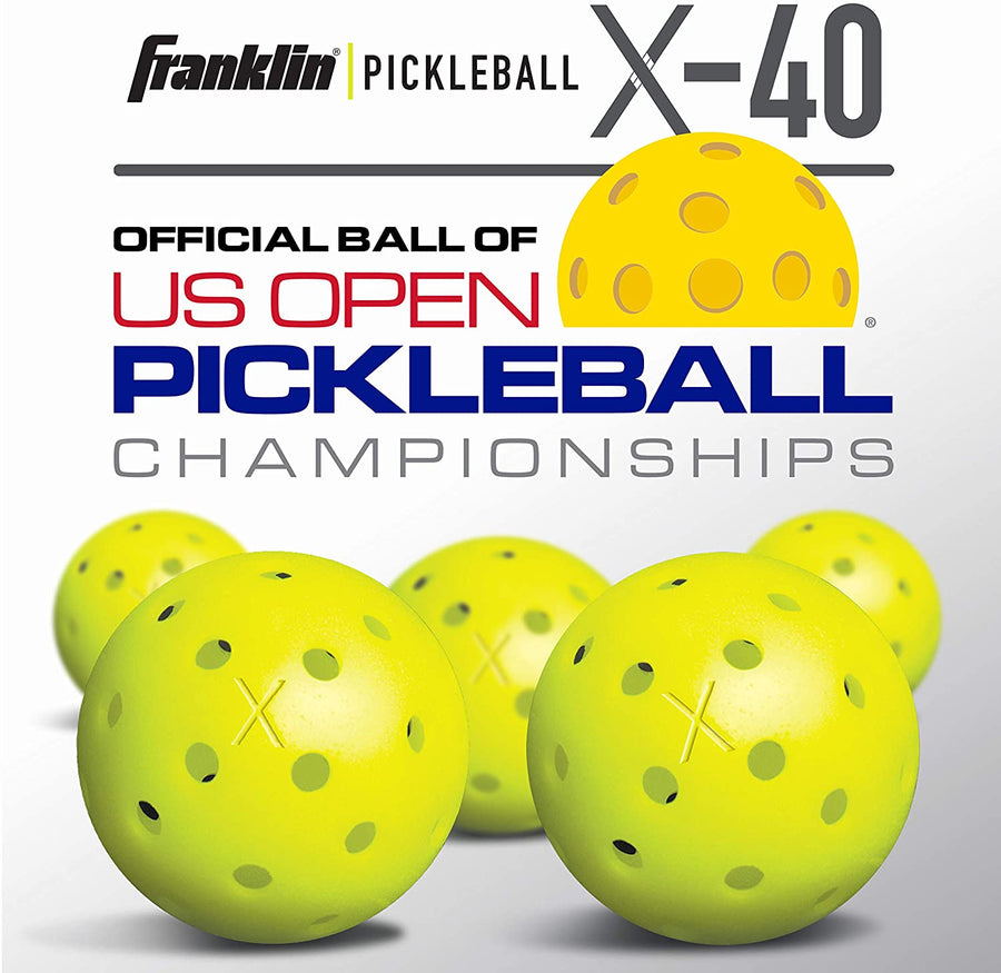 FRANKLIN X-40 PICKLEBALLS OUTDOOR  12-PACK BOX FRANKLIN X-40 PICKLEBALLS OUTDOOR  12-PACK BOX
