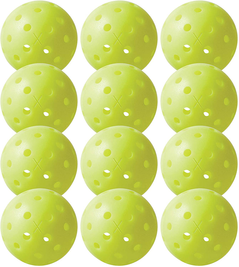 FRANKLIN X-40 PICKLEBALLS OUTDOOR  12-PACK BOX FRANKLIN X-40 PICKLEBALLS OUTDOOR  12-PACK BOX