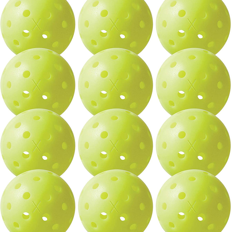FRANKLIN X-40 PICKLEBALLS OUTDOOR  12-PACK BOX FRANKLIN X-40 PICKLEBALLS OUTDOOR  12-PACK BOX