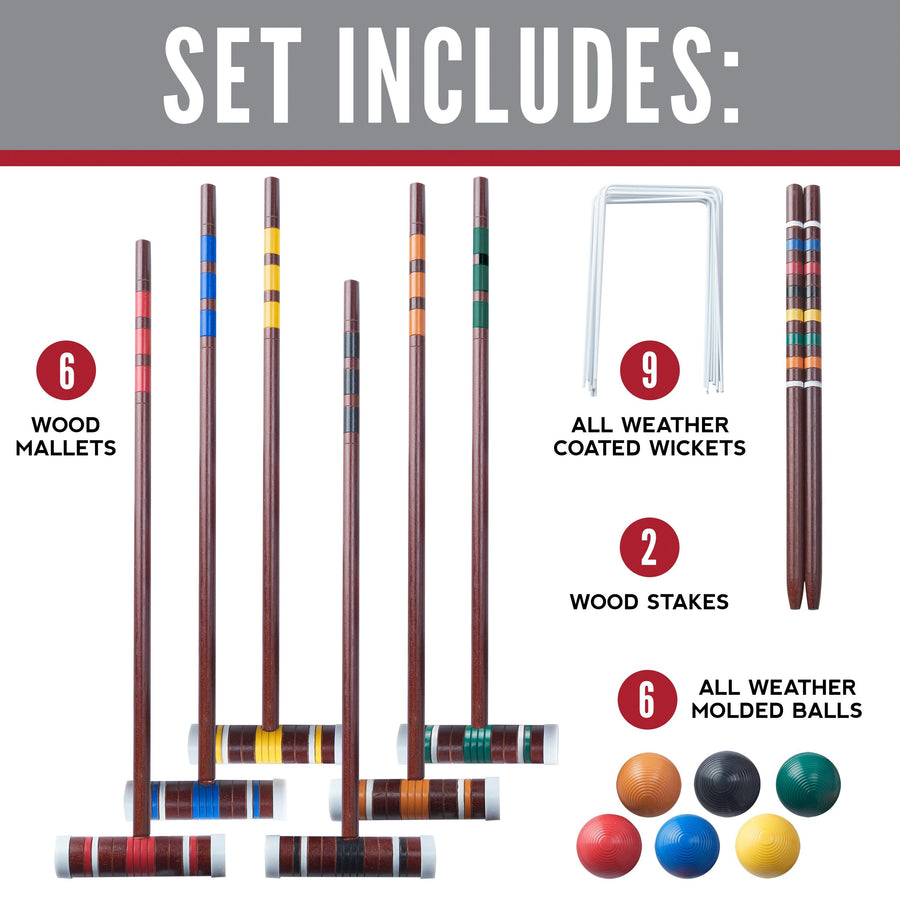 FRANKLIN CROQUET SET FRANKLIN CROQUET SET