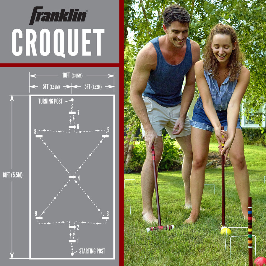 FRANKLIN CROQUET SET FRANKLIN CROQUET SET