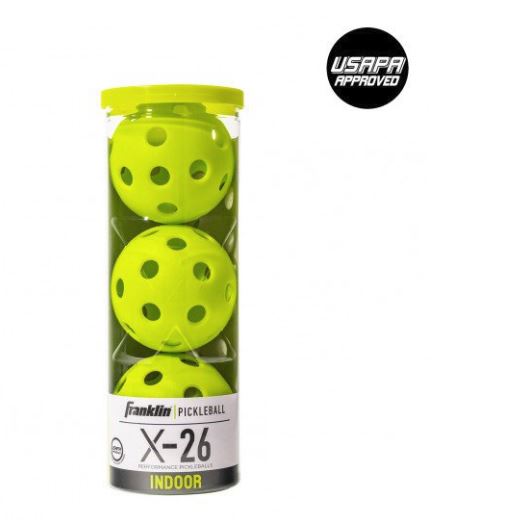 FRANKLIN X-26 INDOOR PICKLEBALLS 3 PACK FRANKLIN X-26 INDOOR PICKLEBALLS 3 PACK