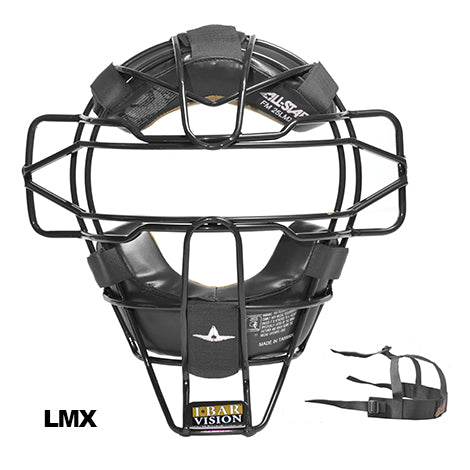 ALL-STAR UMPIRE TRADITIONAL MASK W/ LMX PADS ALL-STAR UMPIRE TRADITIONAL MASK W/ LMX PADS