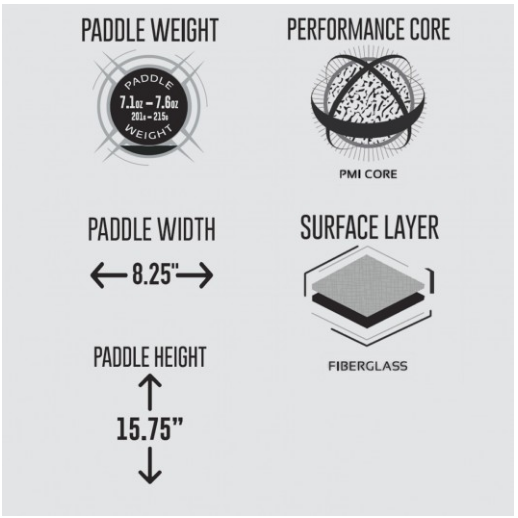 FRANKLIN PICKLEBALL -  X-1000 PADDLE - PERFORMANCE SERIES FRANKLIN PICKLEBALL -  X-1000 PADDLE - PERFORMANCE SERIES