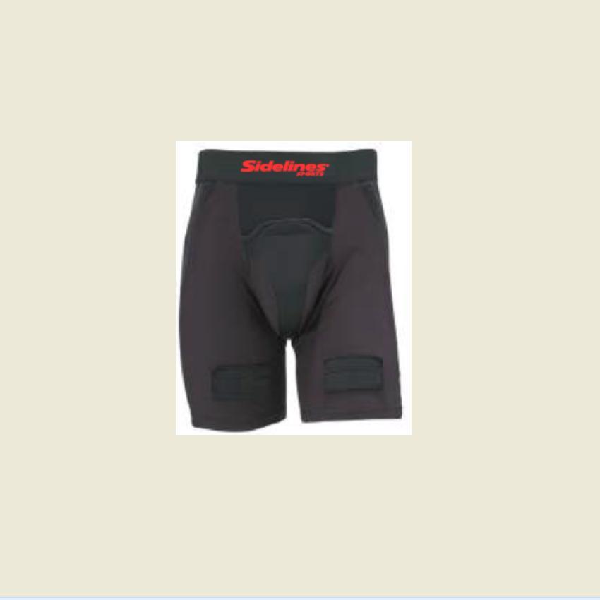 SIDELINES WOMENS HOCKEY COMPRESSION SHORT - ADULT LARGE Canada SIDELINES WOMENS HOCKEY COMPRESSION SHORT - ADULT LARGE Canada