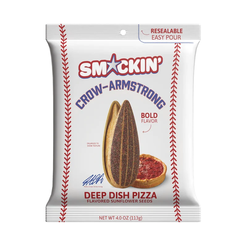SMACKIN' 4 oz Pete Crow-Armstrong Deep Dish Pizza Resealable Bag ...