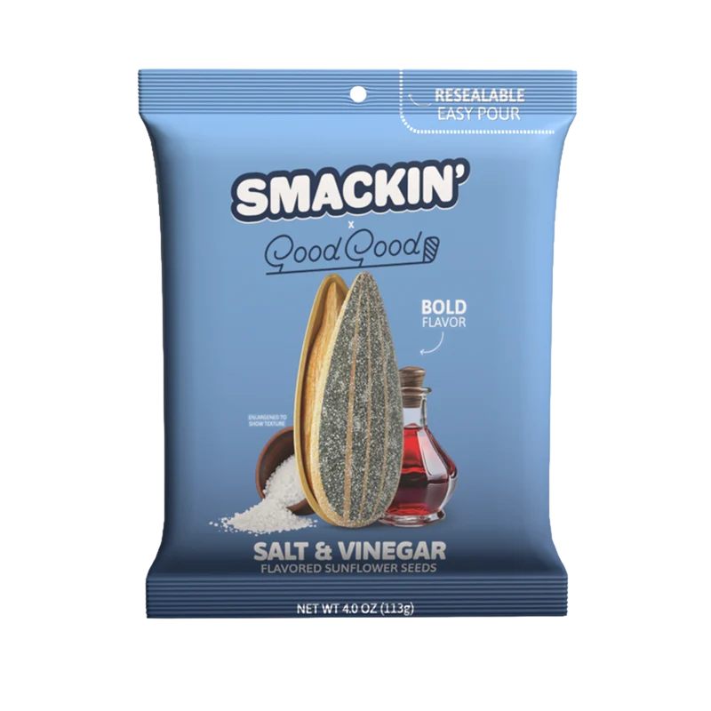 SMACKIN' 4 OZ Good Good Salt & Vinegar Resealable Bag