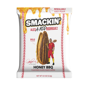 SMACKIN' 4 OZ ALEX "A-ROD" RODRIGUEZ HONEY BBQ RESEALABLE BAG