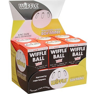 MARKWORT WIFFLE BALLS - SOFTBALL SIZE - 1 DOZEN