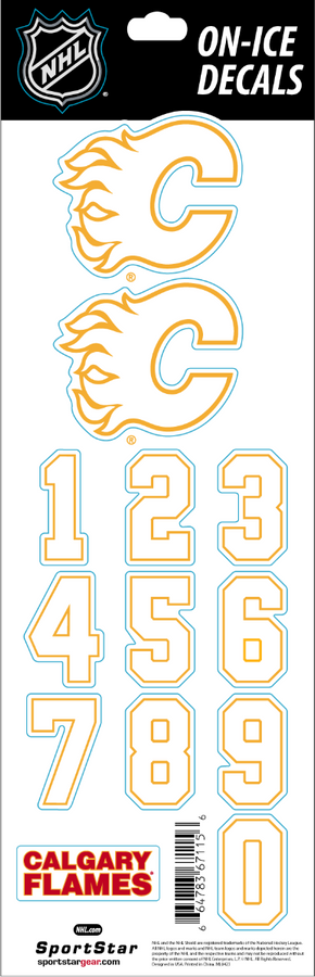 NHL DECALS DARK HELMET