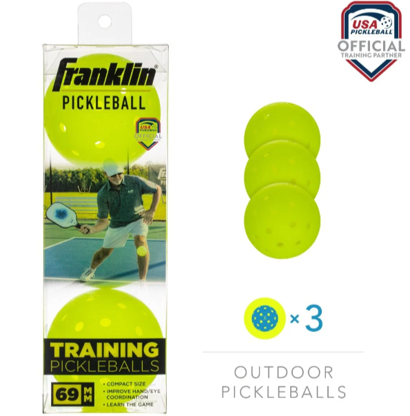 FRANKLIN PICKLEBALL - TRAINING BALLS - 3 PACK