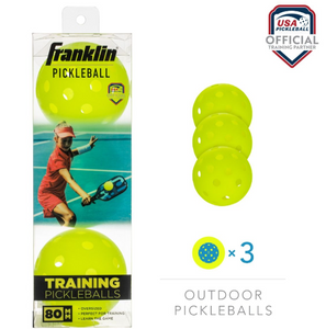 FRANKLIN PICKLEBALL - TRAINING BALLS - 3 PACK