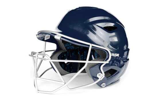 ALL-STAR S7™ YOUTH BATTING HELMET W/ ATTACHED CAGE