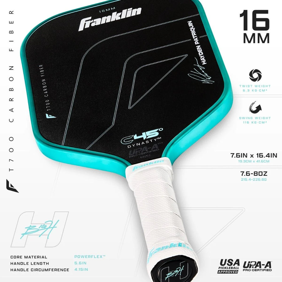 Franklin Pickleball - C45º - Hayden Patriquin