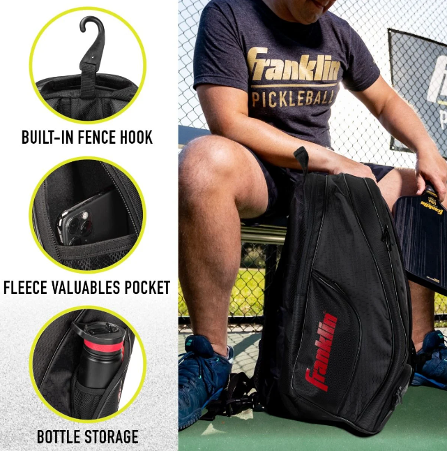 FRANKLIN PICKLEBALL BAGS - DELUXE COMPETITION PRO BACKPACK