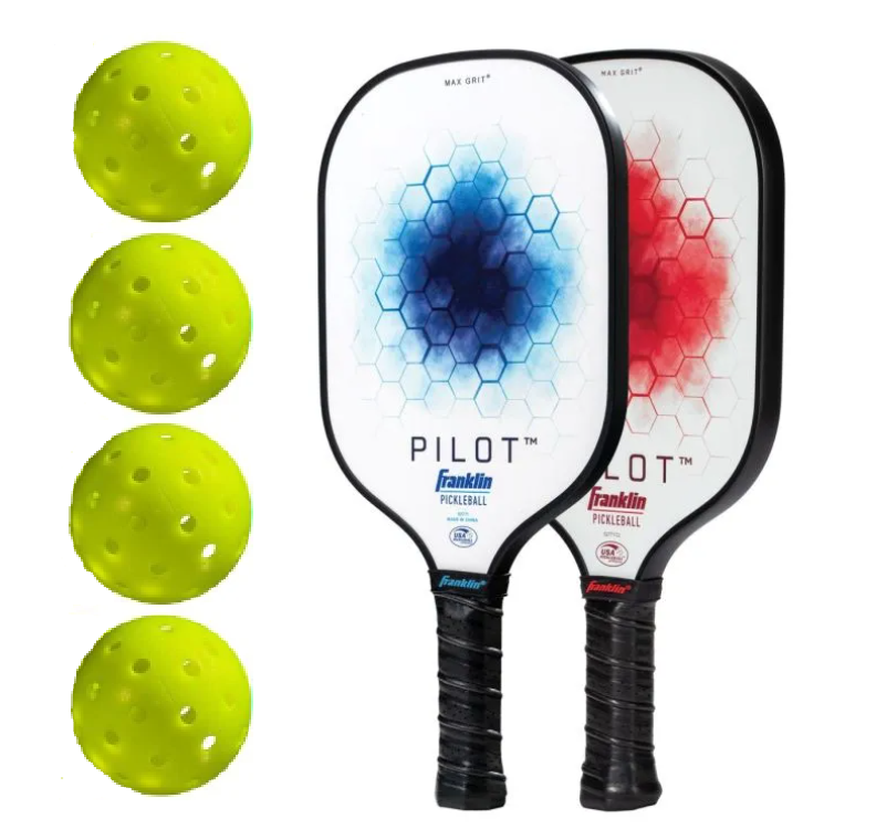 FRANKLIN PICKLEBALL - PILOT PADDLE - PERFORMANCE SERIES - 2 PLAYER SET