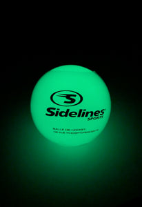 STREET HOCKEY BALL  - GLOW IN THE DARK