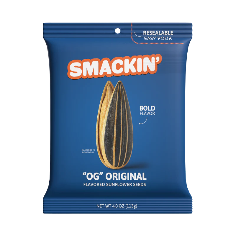 SMACKIN' Sunflower Seeds - 4oz Resealable Bag