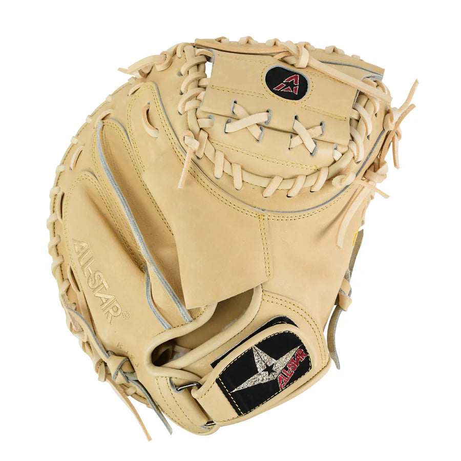 Baseball Catchers Mitt All Star Elite Tan Blonde CM3000