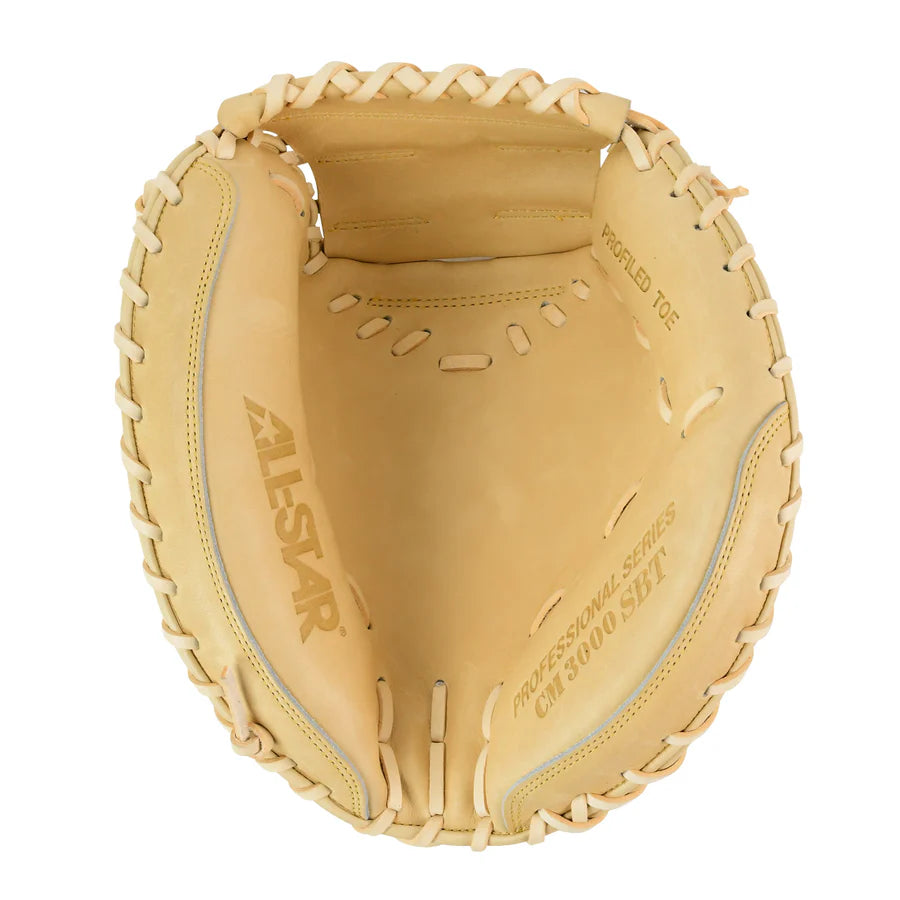 Baseball Catchers Mitt All Star Elite Tan Blonde CM3000