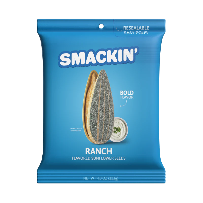 SMACKIN' Sunflower Seeds - 4oz Resealable Bag