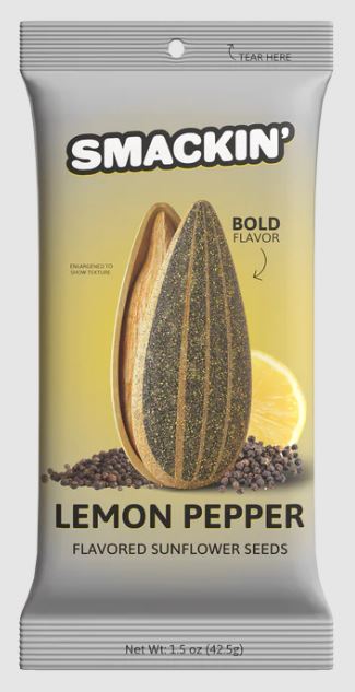 SMACKIN' Sunflower Seeds - 1.5oz Single Serve Bags (12 pack, one flavour)