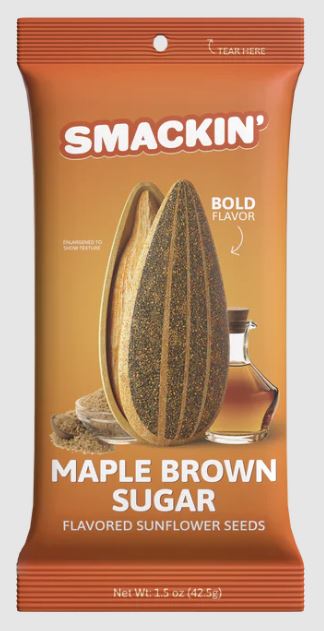SMACKIN' Sunflower Seeds - 1.5oz Single Serve Bags (12 pack, one flavour)