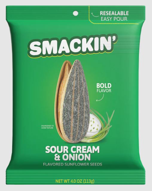 SMACKIN' Sunflower Seeds - 4oz Resealable Bag