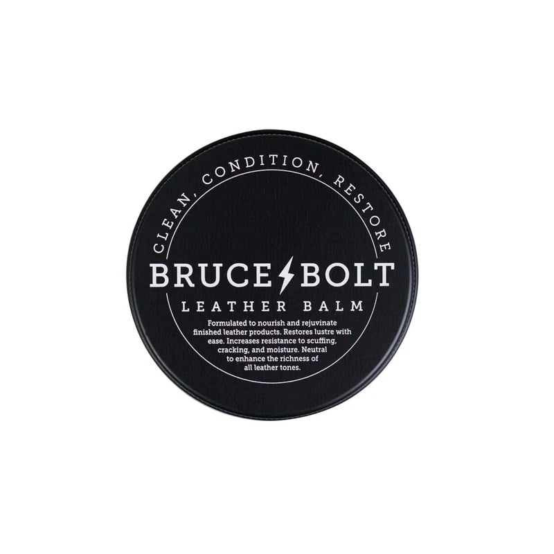 BRUCE BOLT LEATHER BALM 2OZ TIN