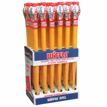 MARKWORT WIFFLE FLOOR DISPLAY w/ 24 BAT SETS