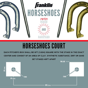 FRANKLIN STARTER HORSESHOES SET