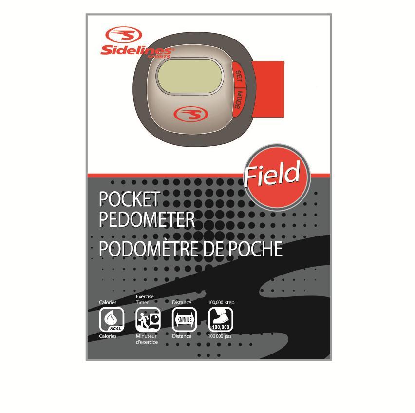 Podometer Side FIELD - BASIC PEDOMETER | Sidelines Sports