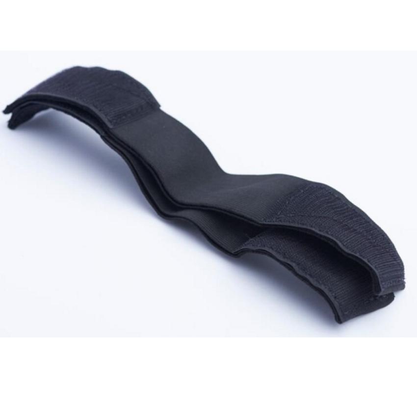 Black Hook & Loop Elastic Replacement Straps For Hockey Goalie Pads - New With Tags