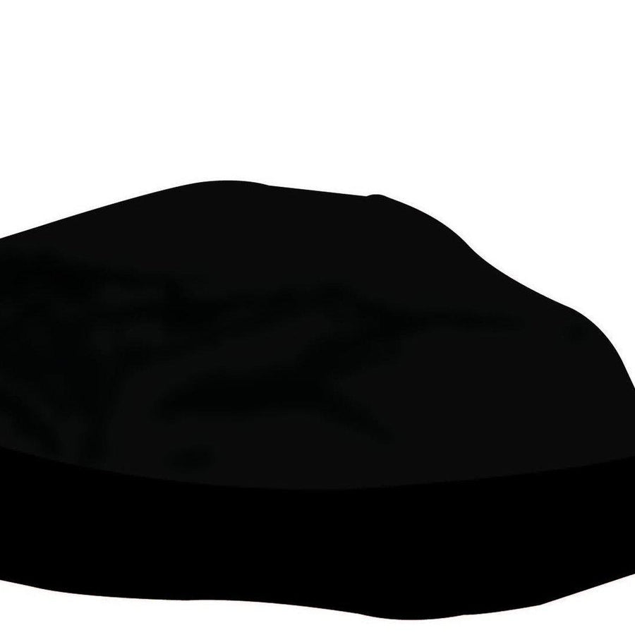 SKULL CAP ALL BLACK - With Ponytail hole Canada