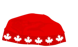 SKULL CAP MAPLE LEAF BAND (RED) Canada